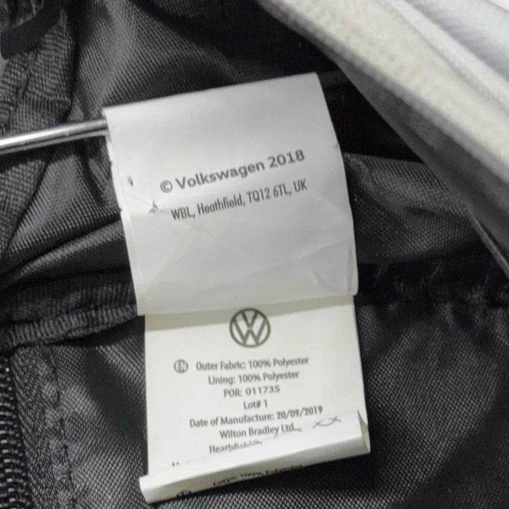 Volkswagen VW Bus Pencil Case Makeup Bags Red‎ White T1 1967 Zip Pouch 13in